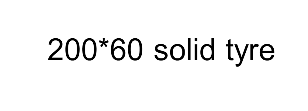 200x60 solid tire