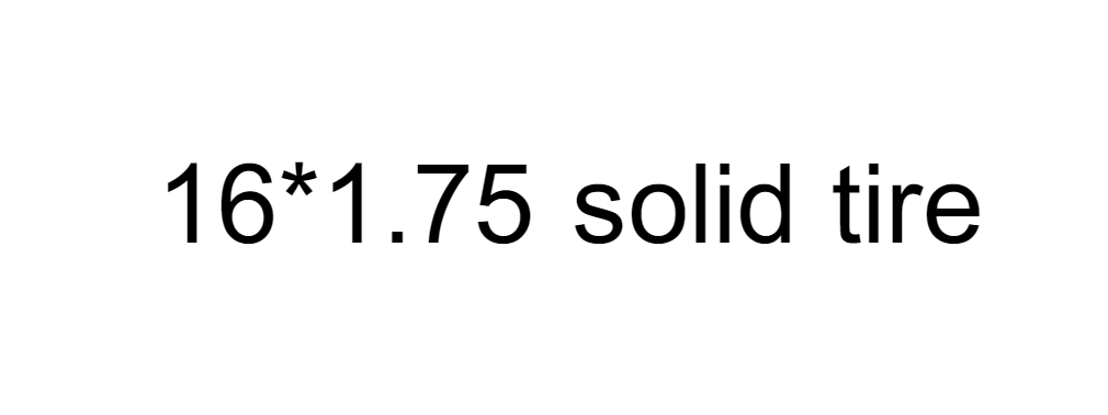 16x1.75 solid tire