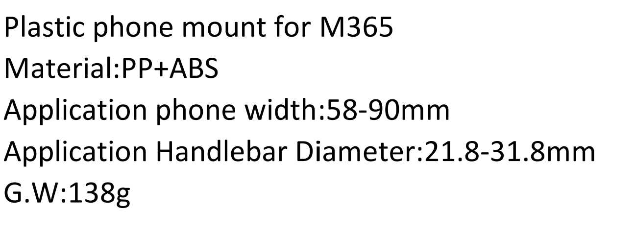 Plastic phone mount HOLDER