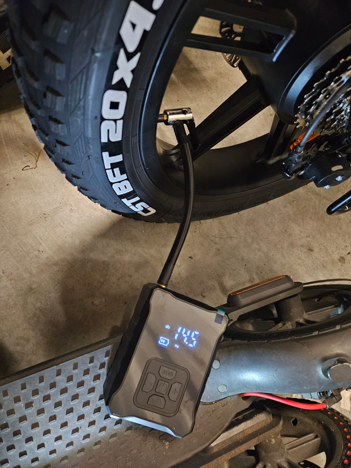 Electric Air Pump with LED light