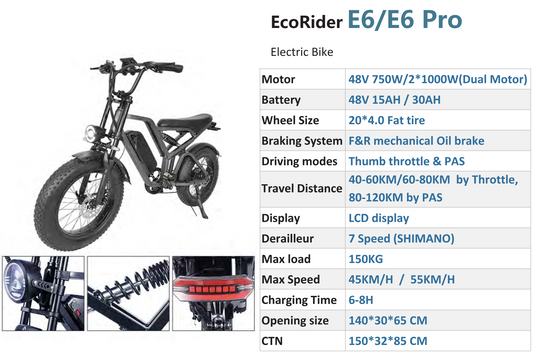 KNK E6 ELECTRIC BIKE