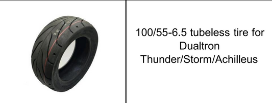 100/55-6.5 tubeless tire for dualtron thunder/storm